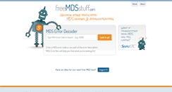 Desktop Screenshot of freemdsstuff.com